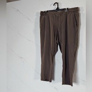 Torrid Taupe silk lounge pants